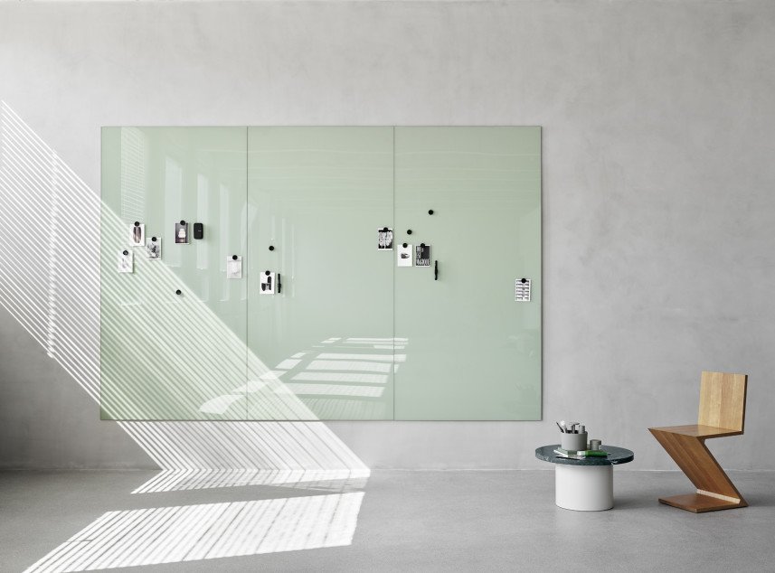 Glassboard géant Mood et Silk Spaces LINTEX - Tableau d'affichage