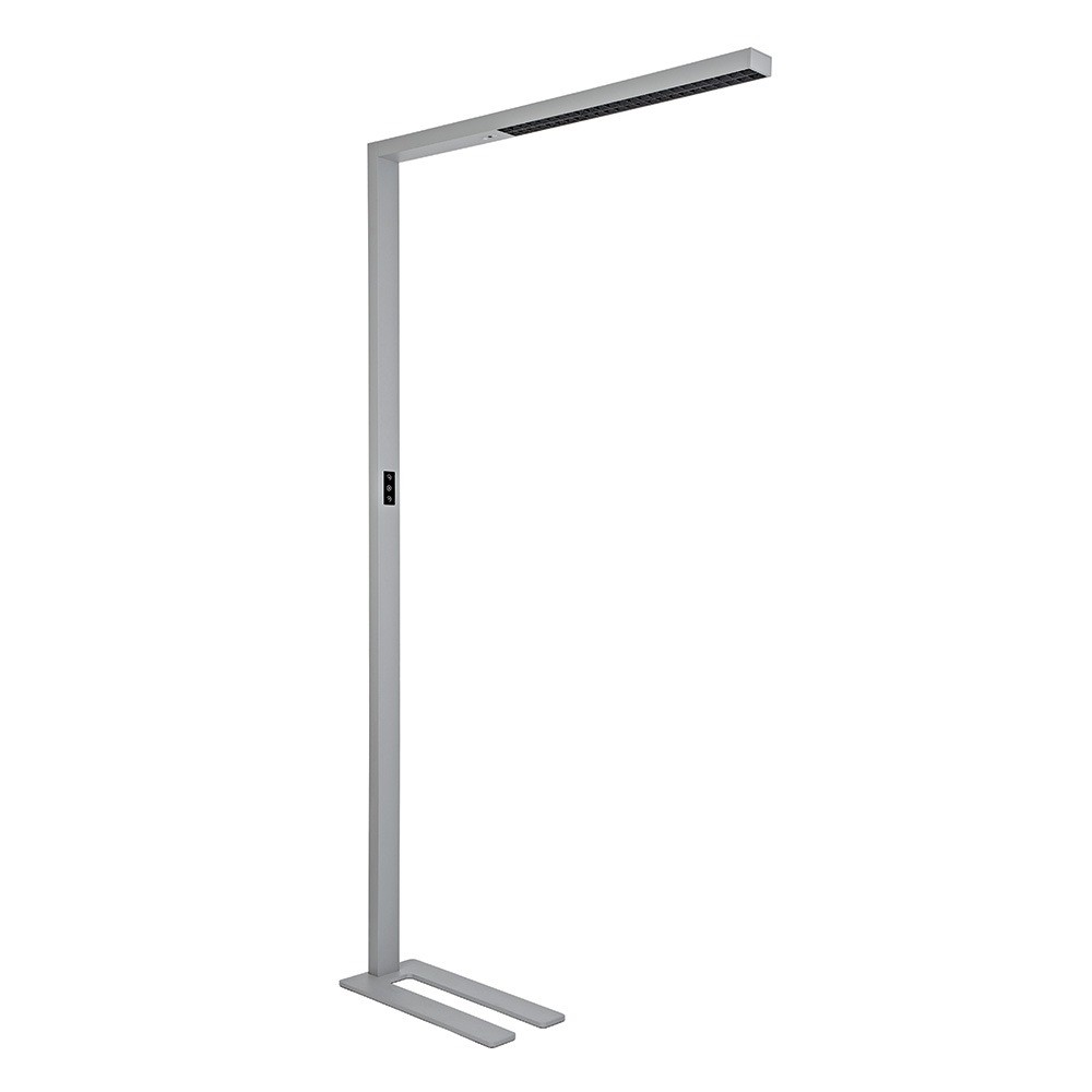 Lampadaire de bureau LED argent MAULSIRIUS