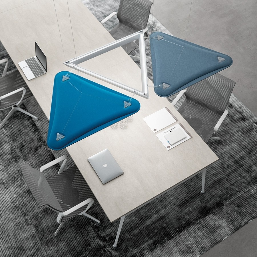 luminaire professionnel acoustique design lightsound triangle