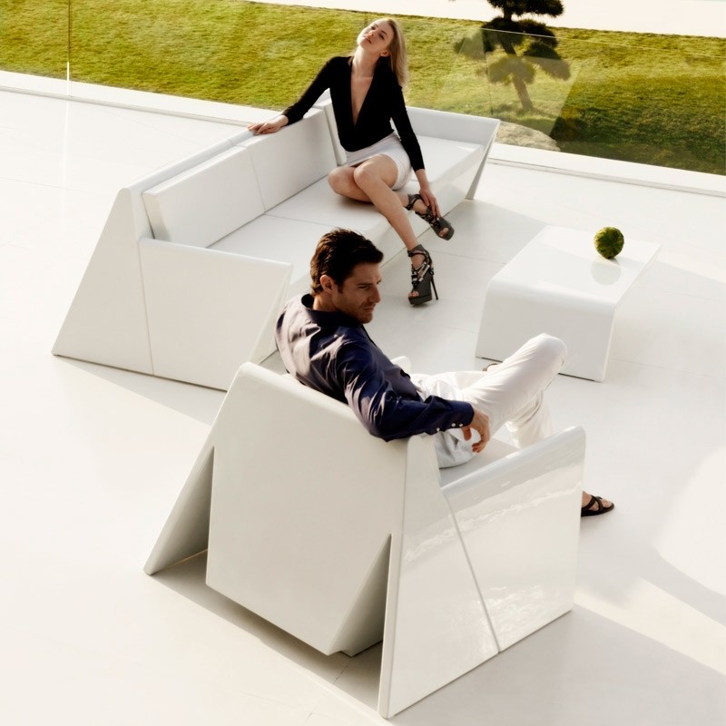 Canapé et fauteuil outdoor Rest Vondom