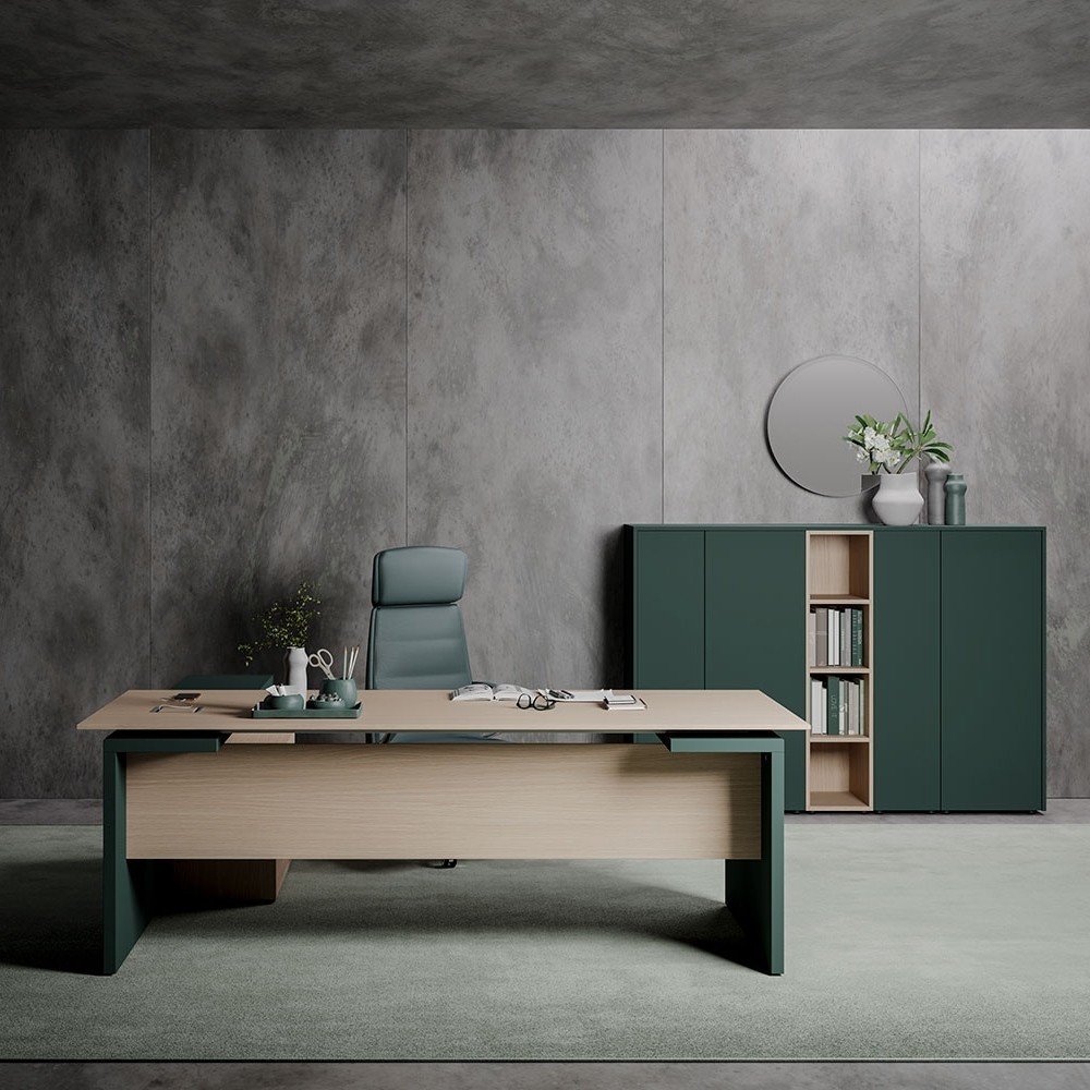 Bureau de direction design avec armoire Slim