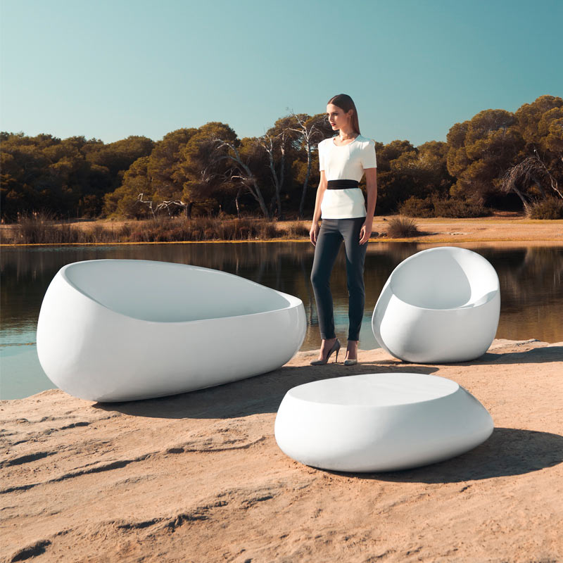 Mobilier outdoor design Stone Vondom