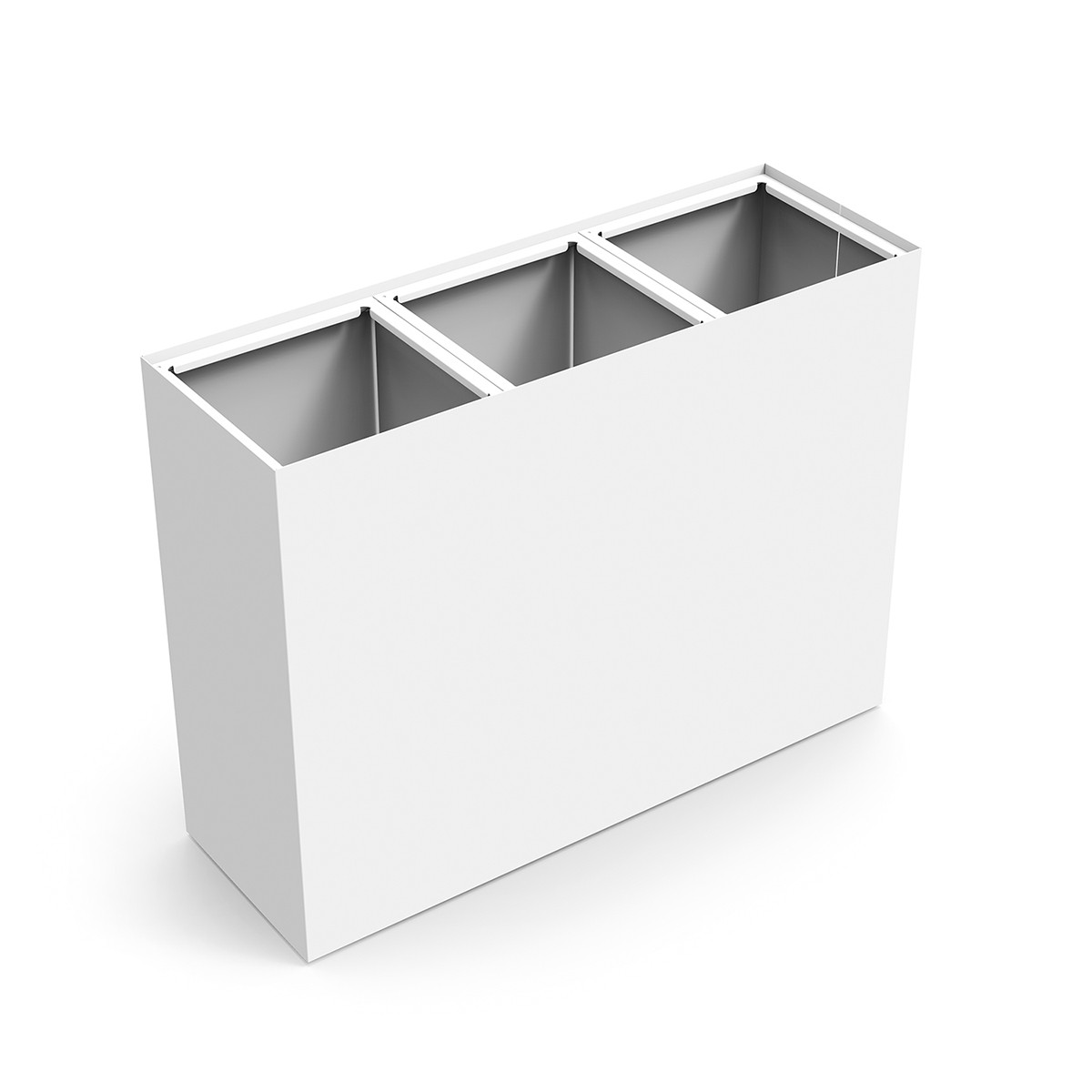 Lunsy – Panier de tiroir coulissant noir 38x25x19 cm – Acier au carbone résistant à la corrosion – Couvercle coulissant silencieux – Installation facile - 38Dx25Wx19H