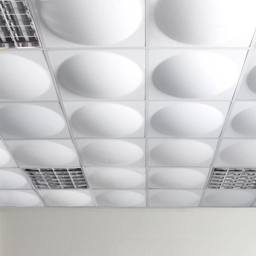 Dalle acoustique de plafond ECOROUND