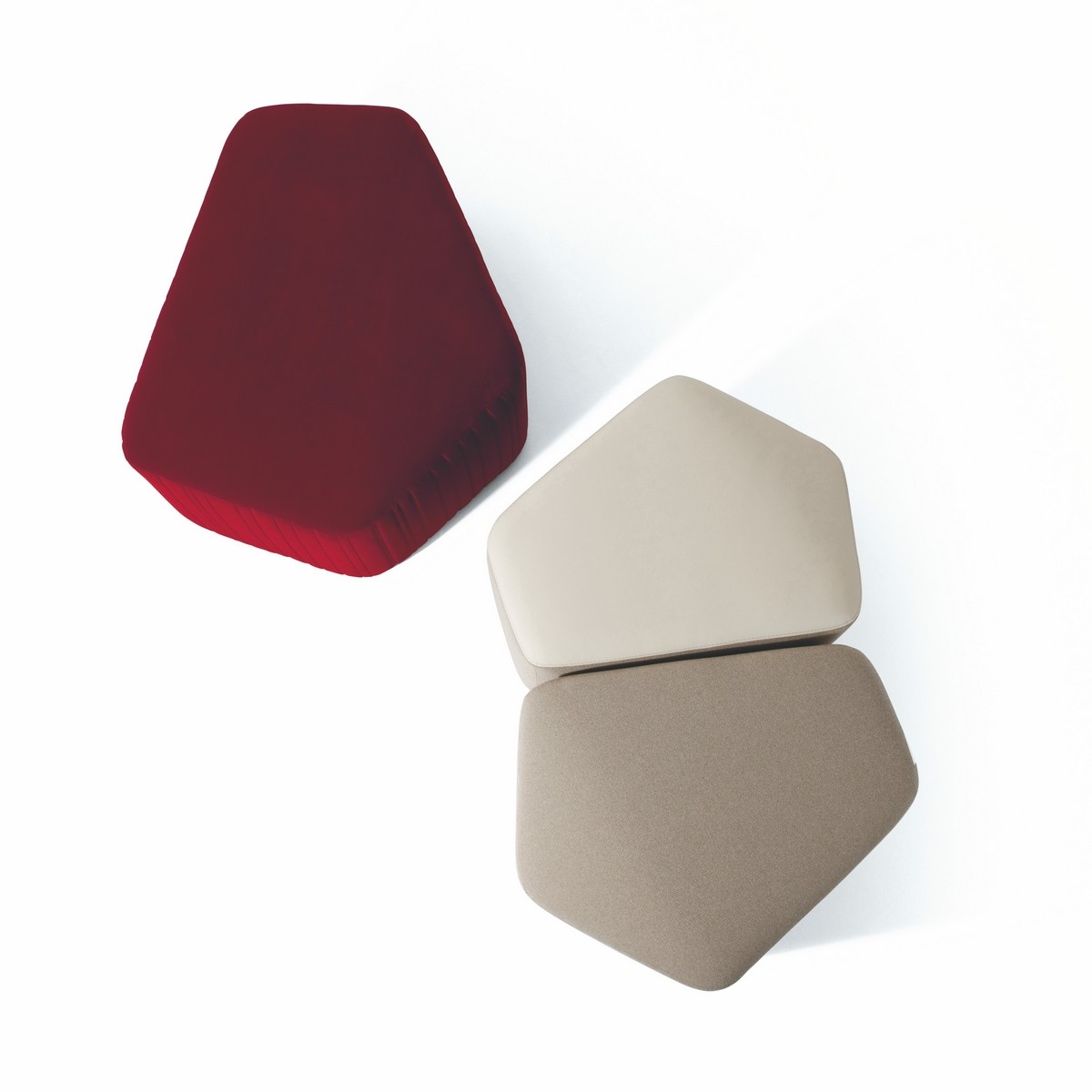 Poufs colorés design Modo Lacividina