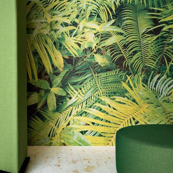 Revêtement mural acoustique Buzziskin imprimé jungle