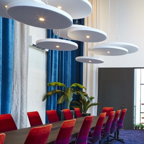 Suspension acoustique ronde Sound off Ecosund Gotessons