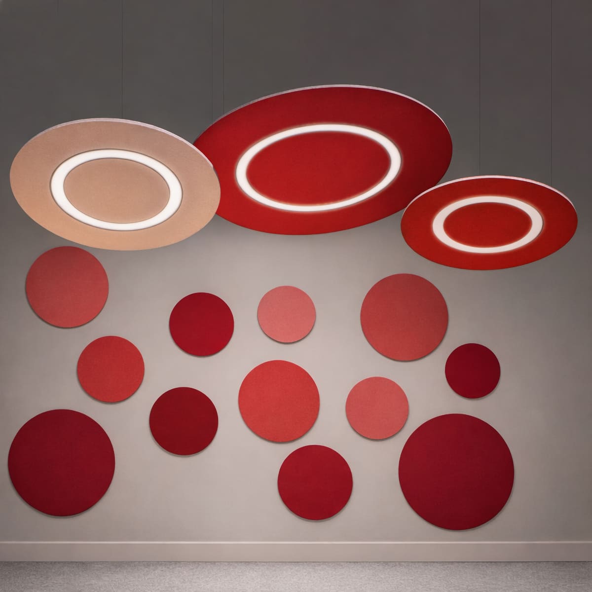 Luminaire acoustique FLAT CLOUD