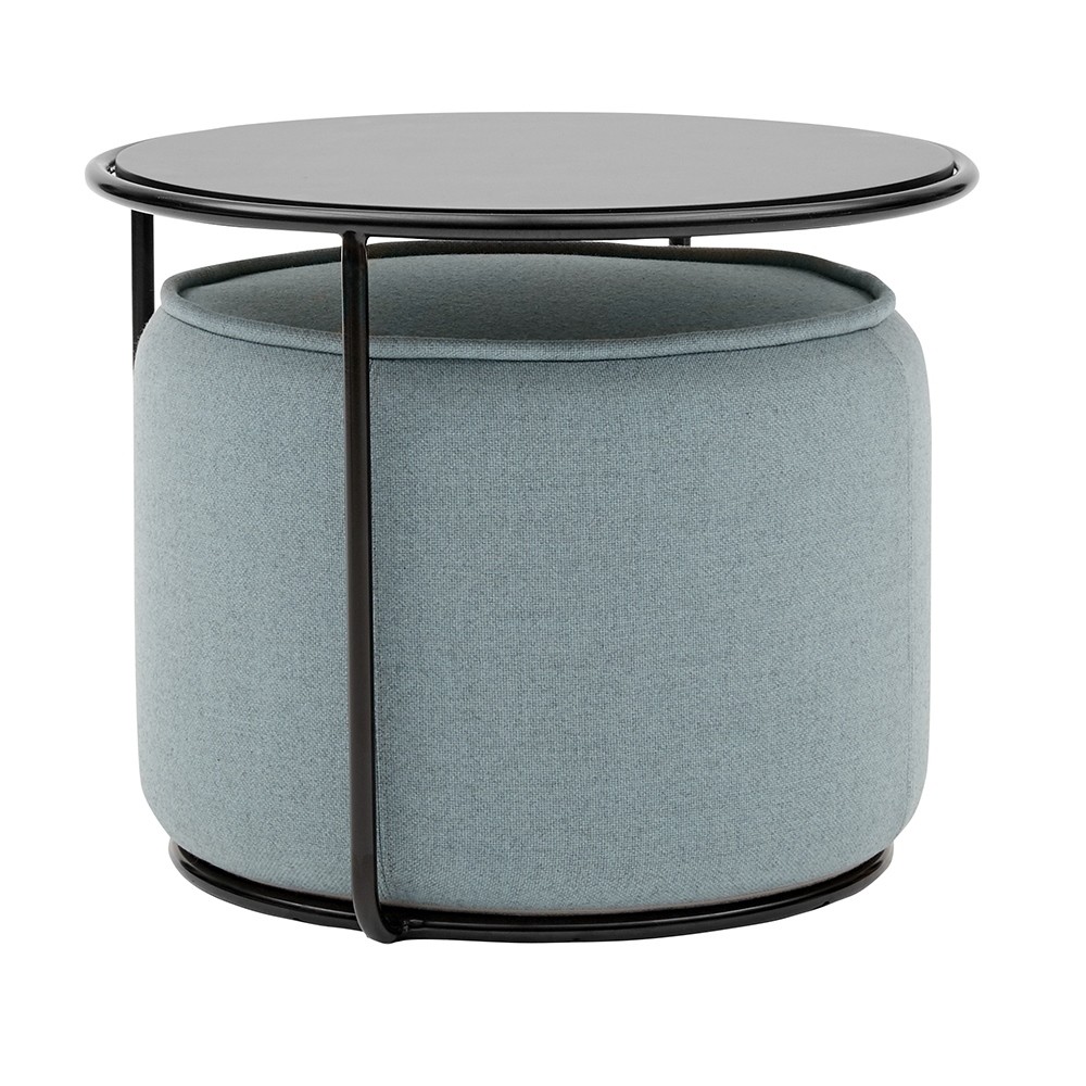Pouf encastrable TOM et table d'appoint Mahora Concept