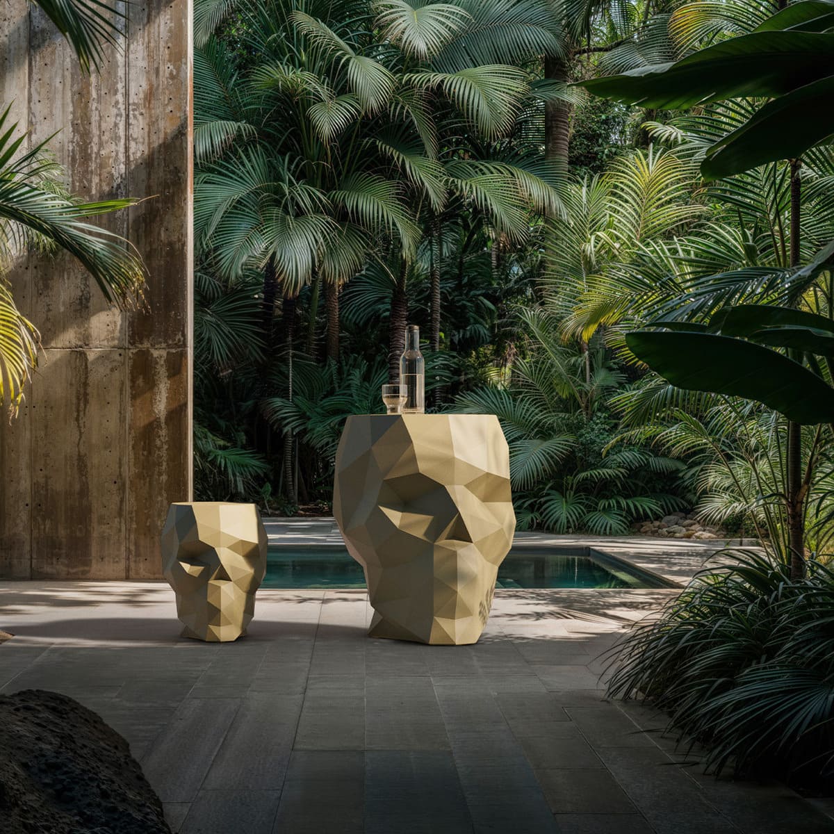 Table basse design SKULL