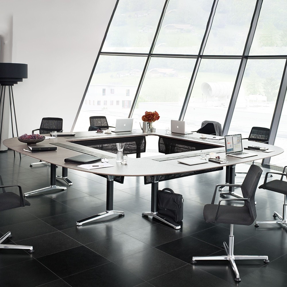 Table de conférence design Pulse Wiesner Hager