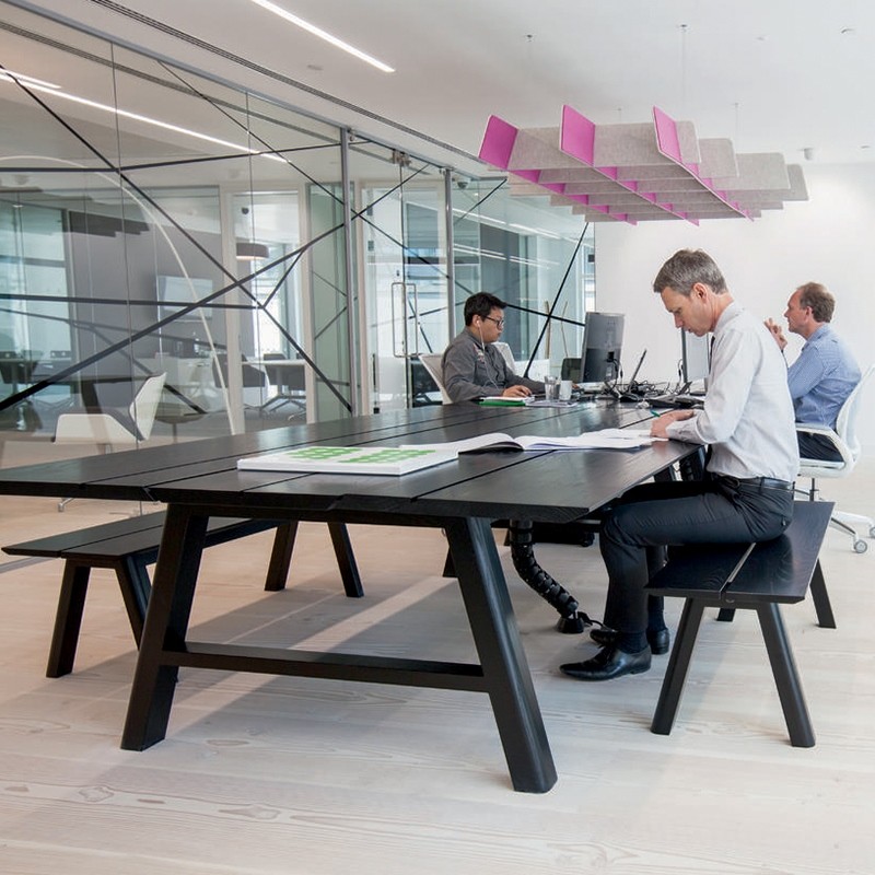  table de coworking en bois massif Buzzipicnic