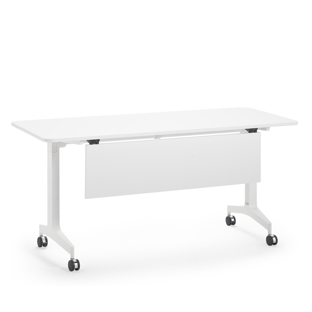 Table de formation blanche sur roulettes Travel