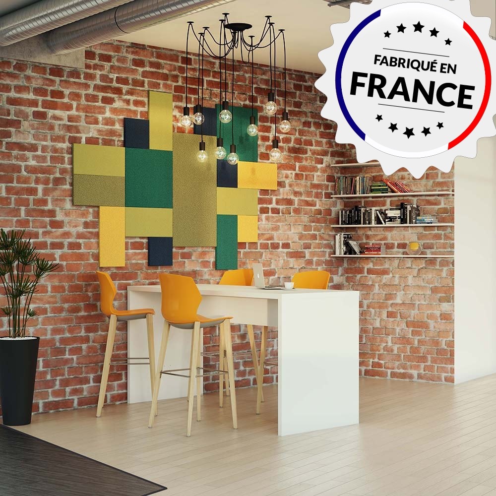 Table haute de bureau fabriquée en France. Collection Share