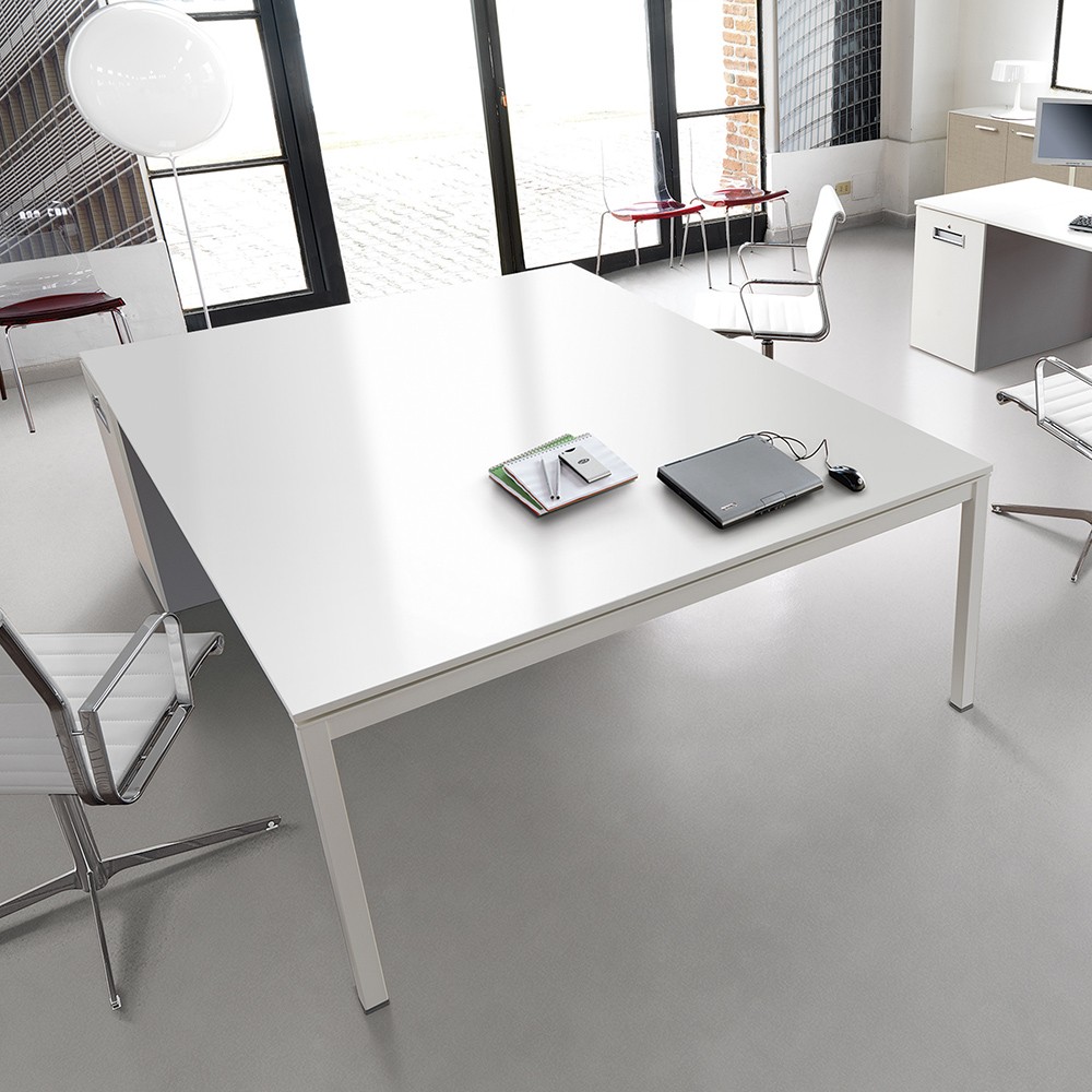 Grande table de réunion carrée KS Light