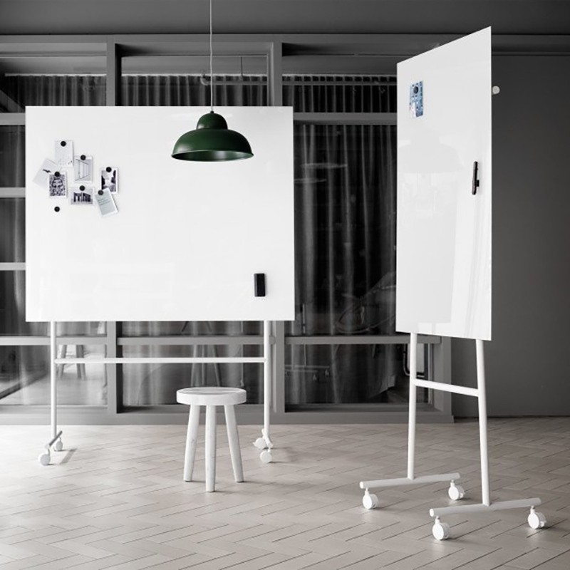 Tableau blanc sur roulettes Mono Lintex