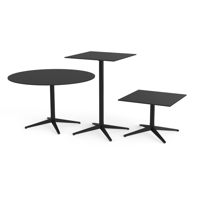 Tables de restauration Faz coloris noir