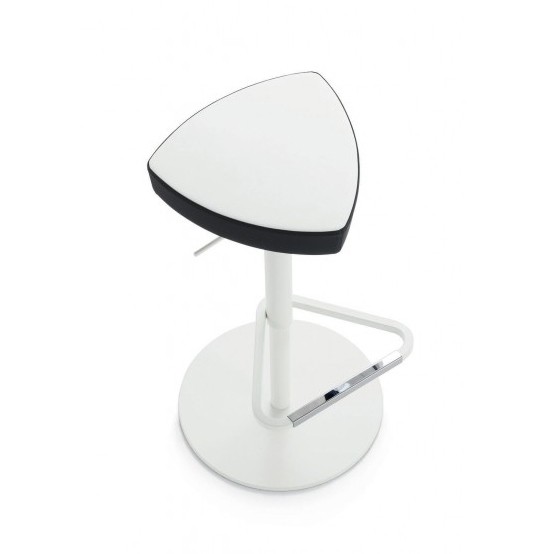 Tabouret de bar design blanc Kensho Kastel