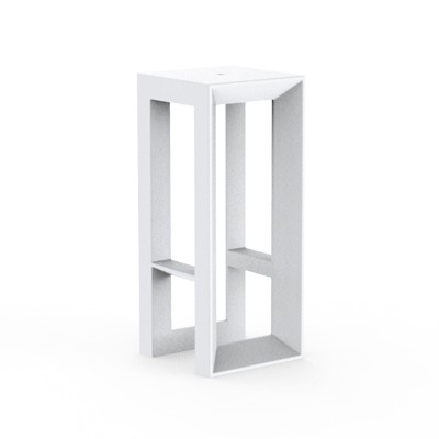 Tabouret de bar design Frame blanc 