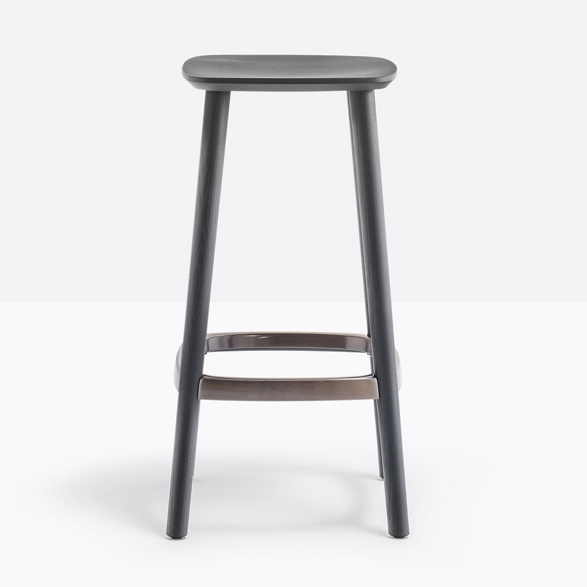 Tabouret de bar en bois noir Babila Pedrali