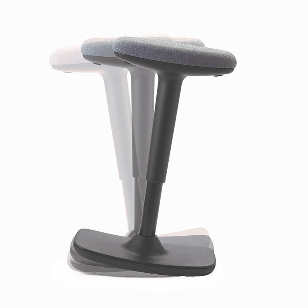 Tabouret ergonomique noir HOP