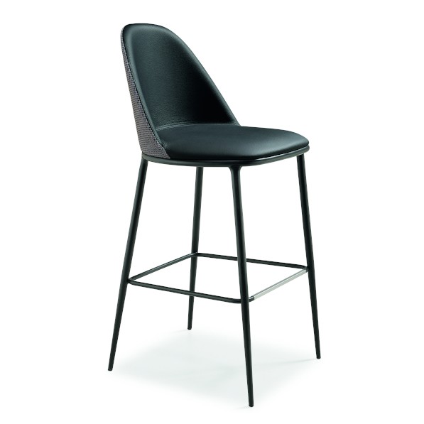 Le tabouret de bar LEA avec assise à 75 cm Midj