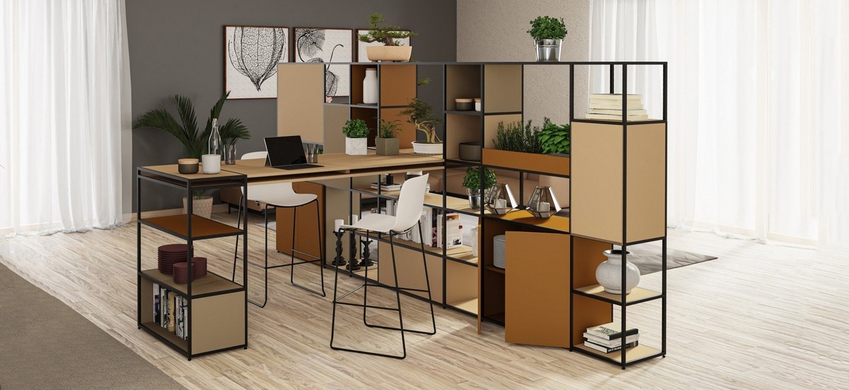 Bureau ajustable en hauteur ADEMA+ - mobilier de bureau Français - Mahora  Concept